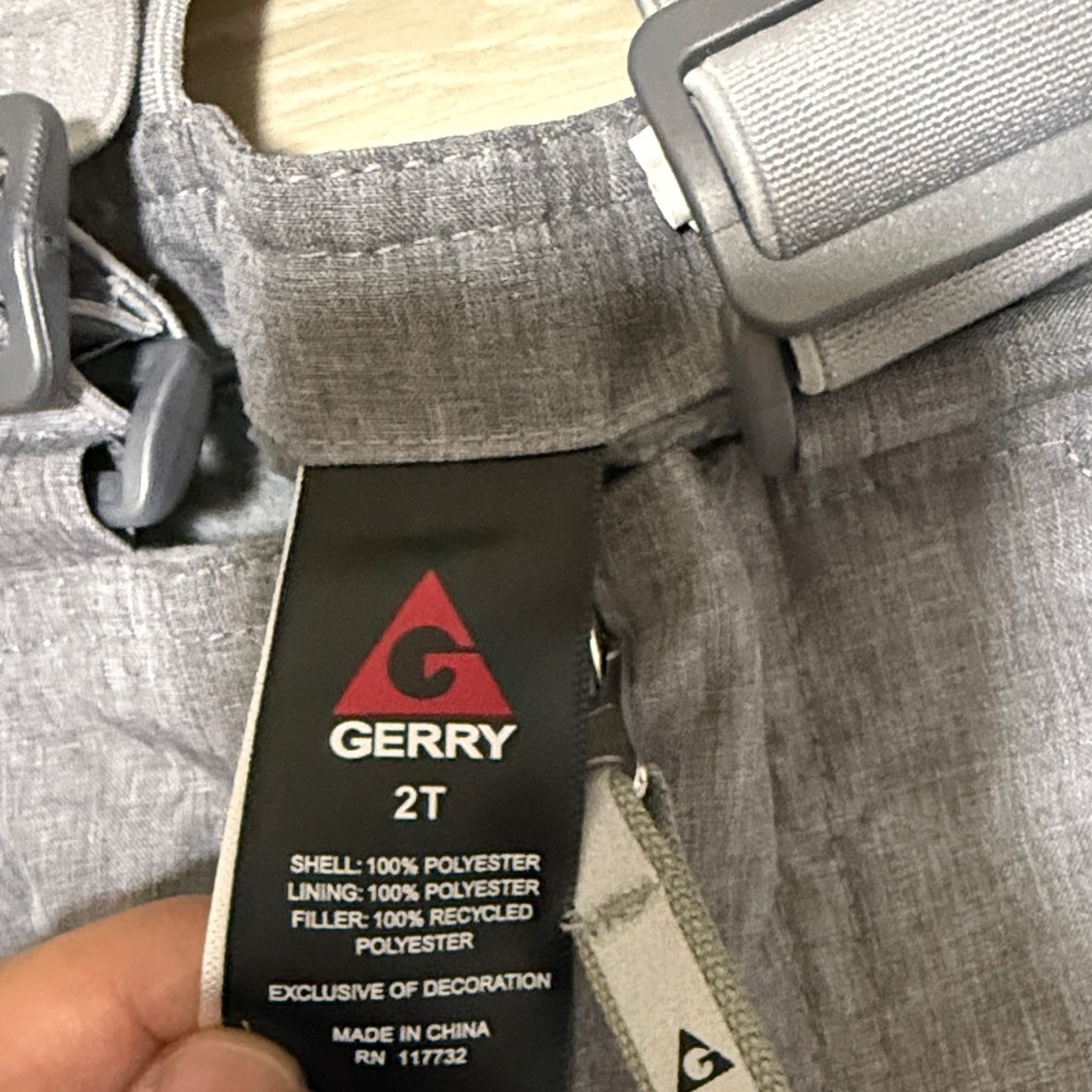 ✨ Gerry Weber Kids Gray Snow Bib Overalls - Picture 2 of 4
